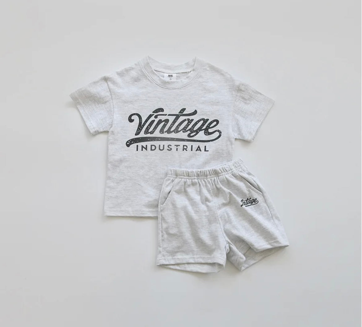 Vintage Industrial Shirt And Shorts - Ryry&Lulu