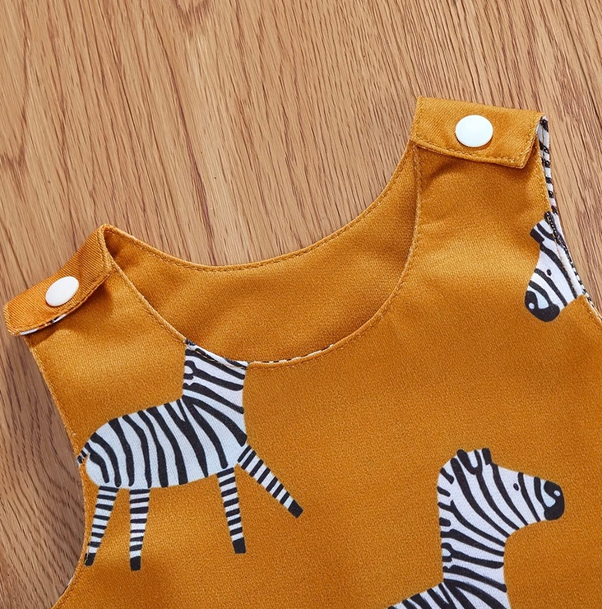 Zebra Jumper With Snaps - Ryry&Lulu