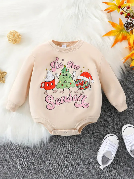 Tis' The Season Long Sleeve Onesie