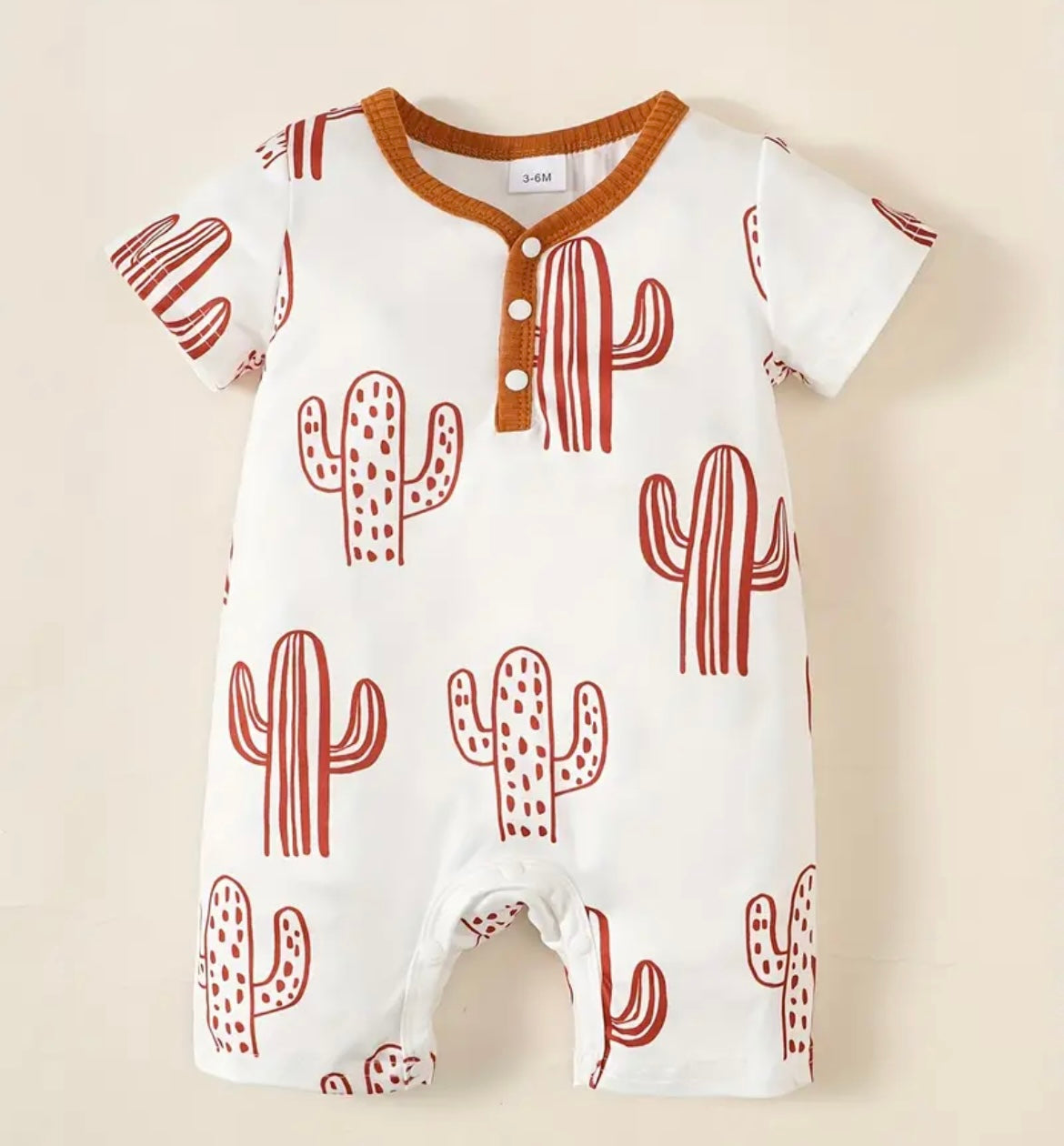 Cacti Onesie With Snap Bottom - Ryry&Lulu