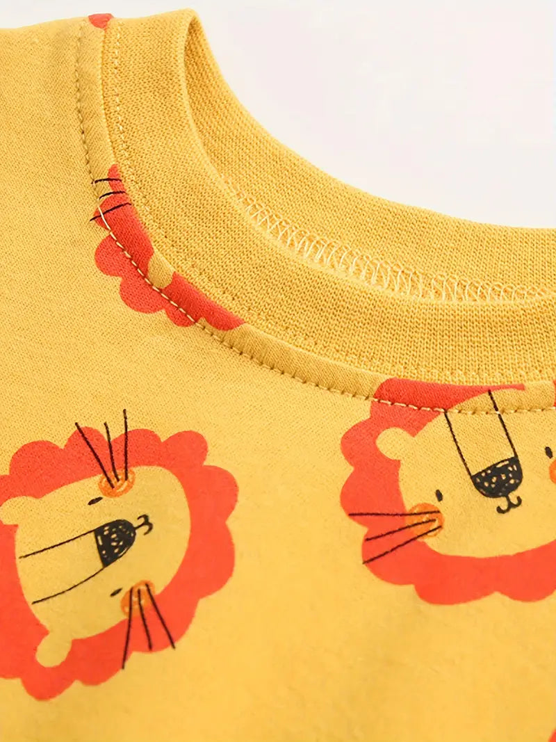 Short Sleeve Lion Jumper