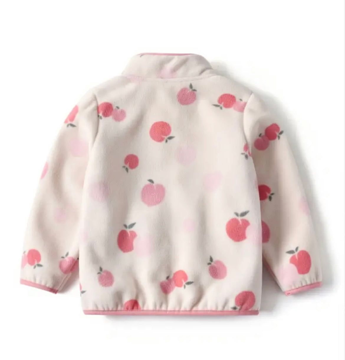 Warm Zip Up Peach Jacket - Ryry&Lulu