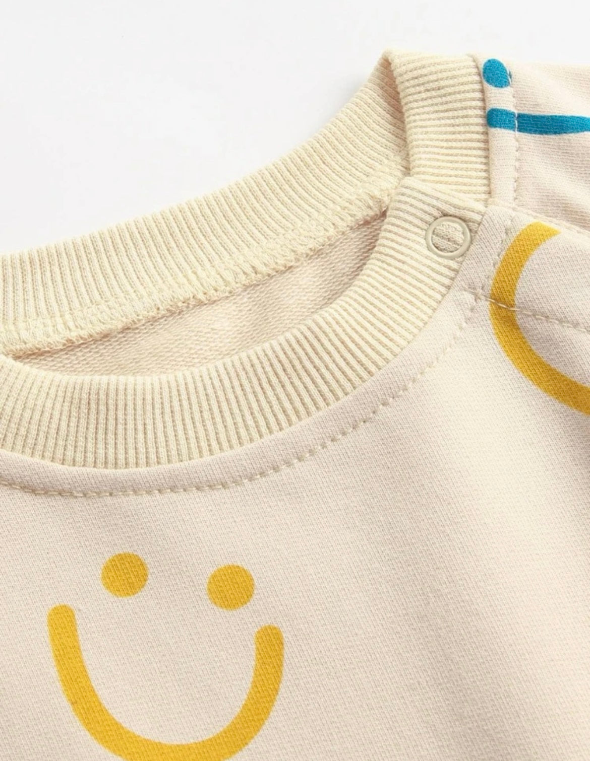 Smiley Face Onesie With Bow - Ryry&Lulu