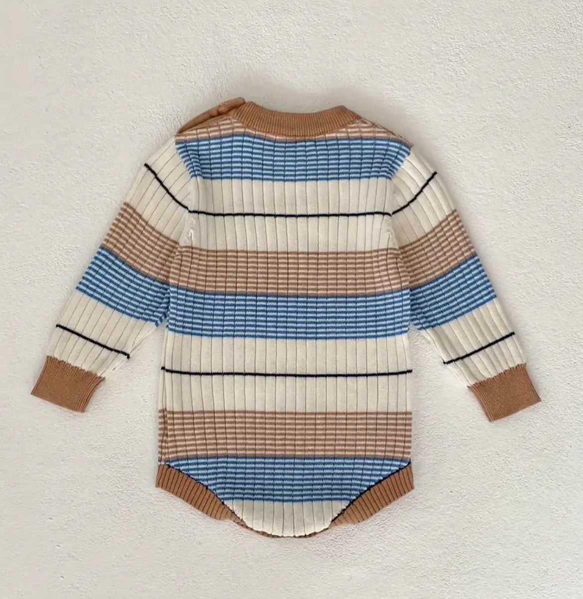 Striped Long Sleeve Onesie - Ryry&Lulu