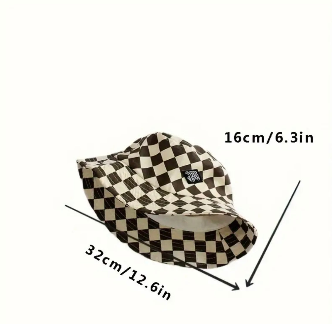 Checkered Bucket Hat - Ryry&Lulu