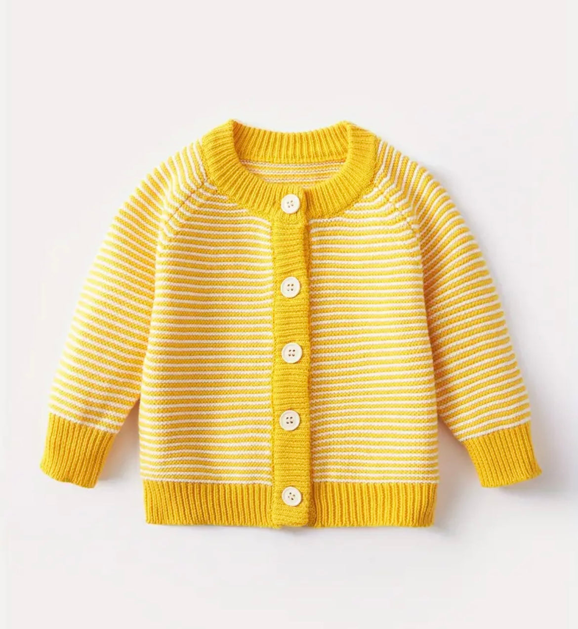 Button Up Striped Cardigan - Ryry&Lulu