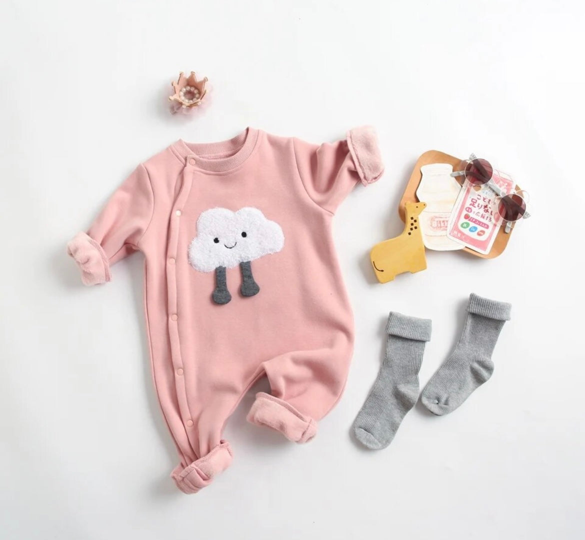 Pink Cloud Onesie