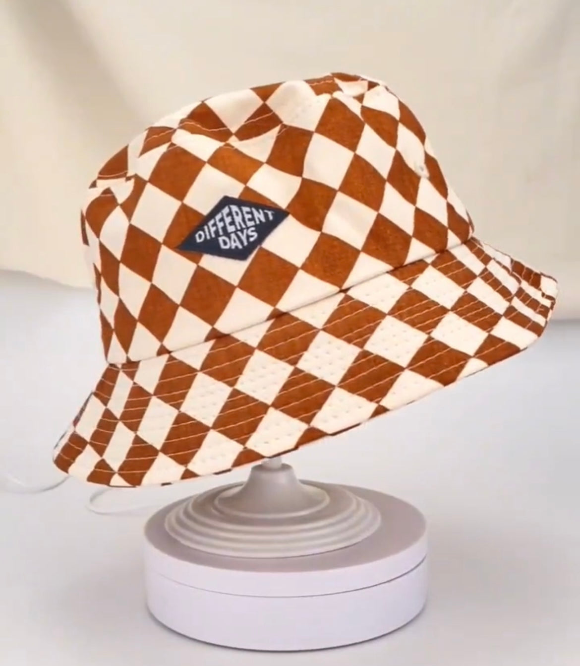 Checkered Bucket Hat - Ryry&Lulu