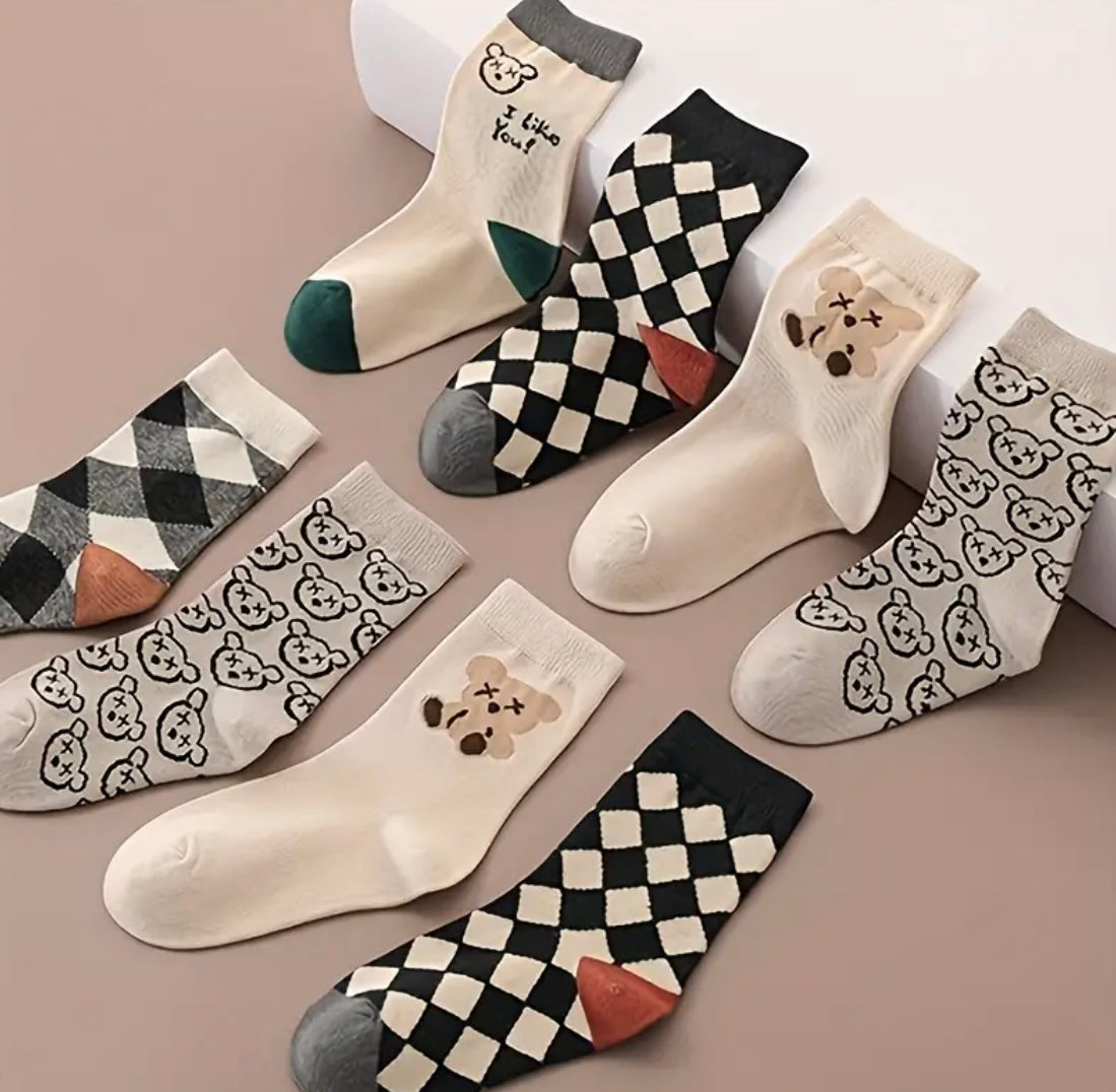 Designed Socks (10 Pairs) - Ryry&Lulu