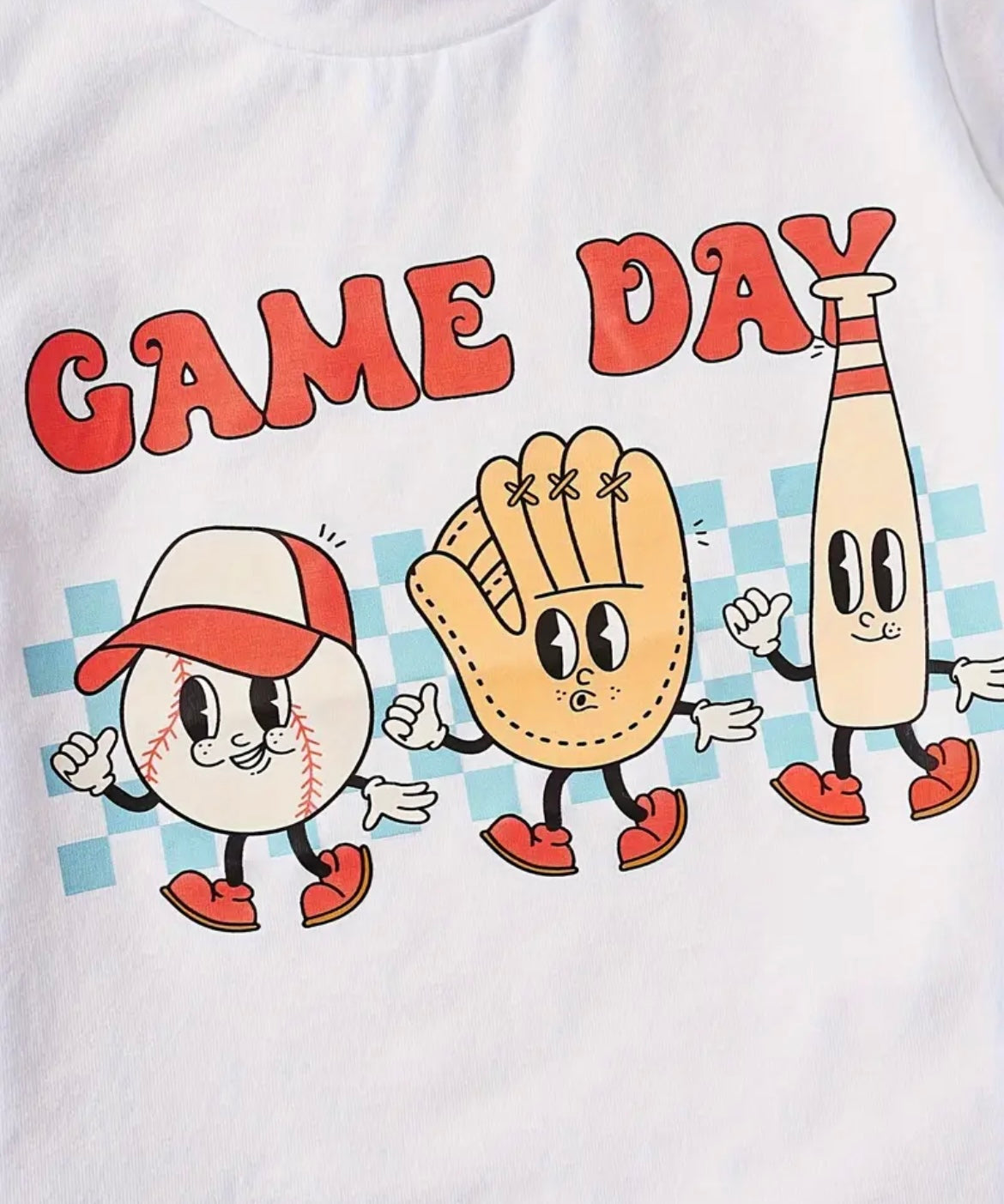 Game Day Baseball Shirt And Shorts - Ryry&Lulu