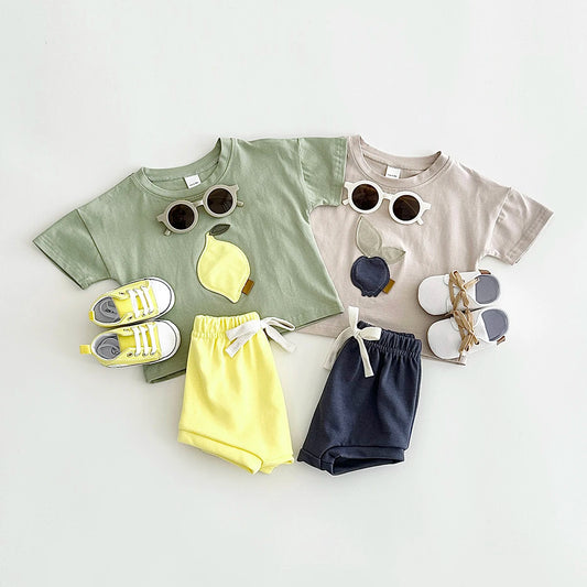 A Blueberry Or Lemon Fun Summer Shirt And Shorts