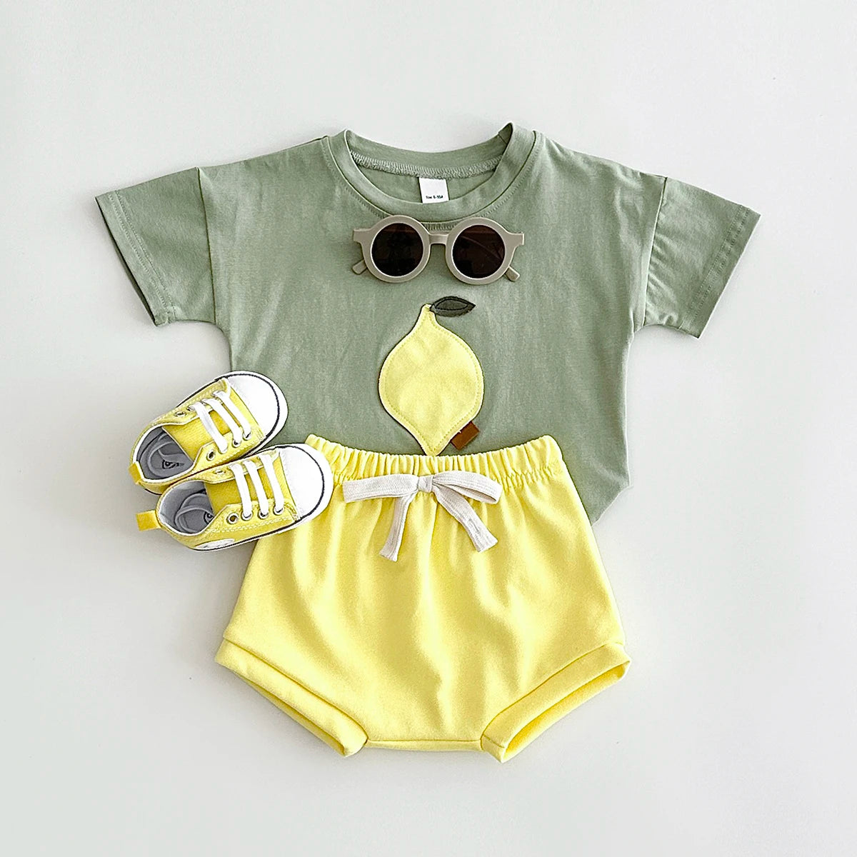 A Blueberry Or Lemon Fun Summer Shirt And Shorts